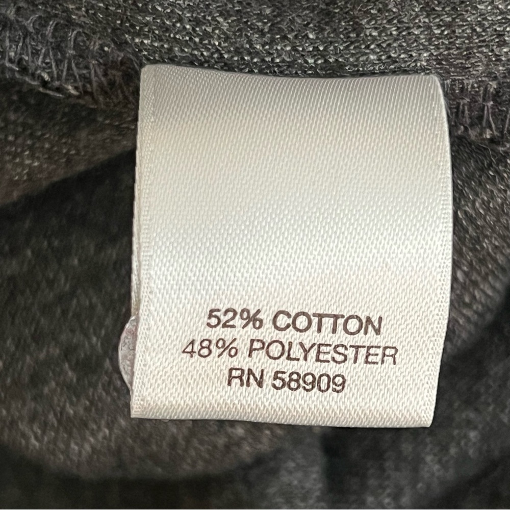ROWM 1/4 Zip Charcoal Pullover With Copper Colored Stitching. XXL EUC - Picture 10 of 13
